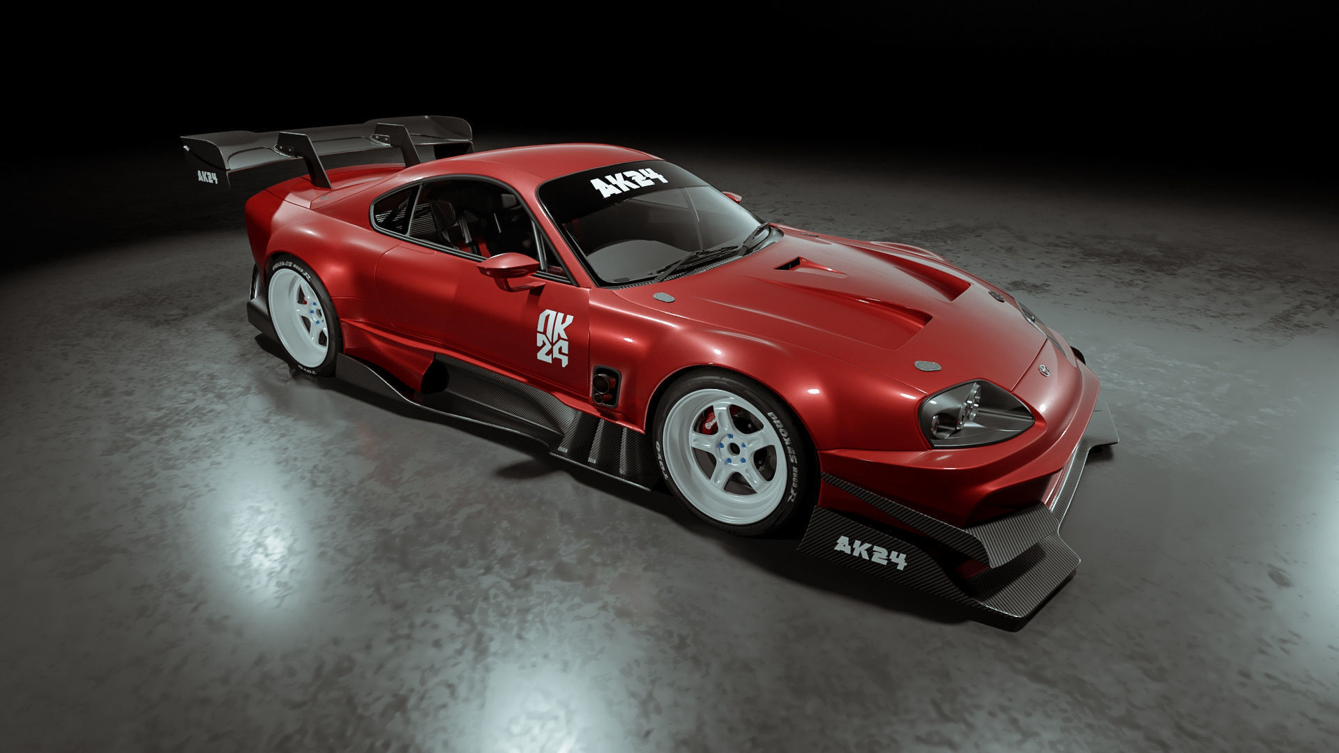 Toyota Supra Mk IV Extreme Modification 3D model_11