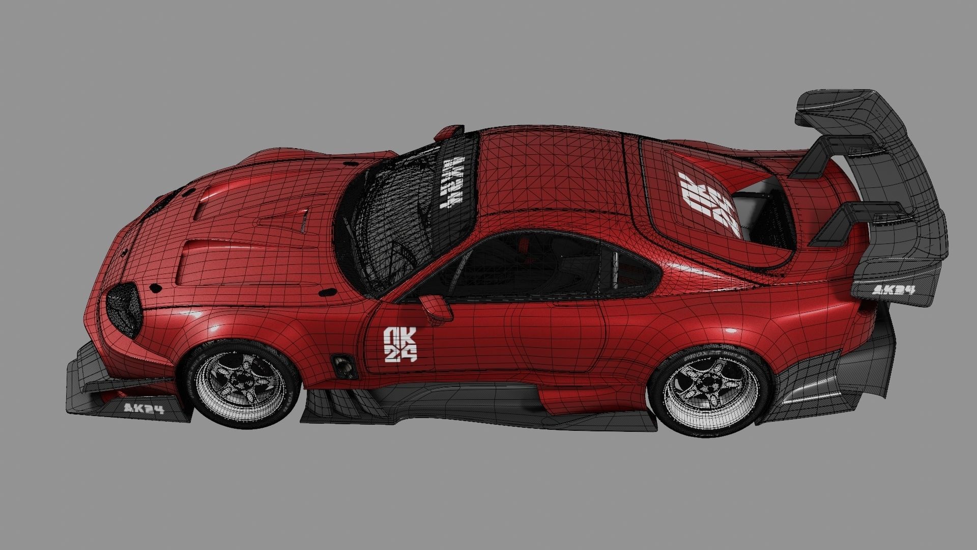 Toyota Supra Mk IV Extreme Modification 3D model_13