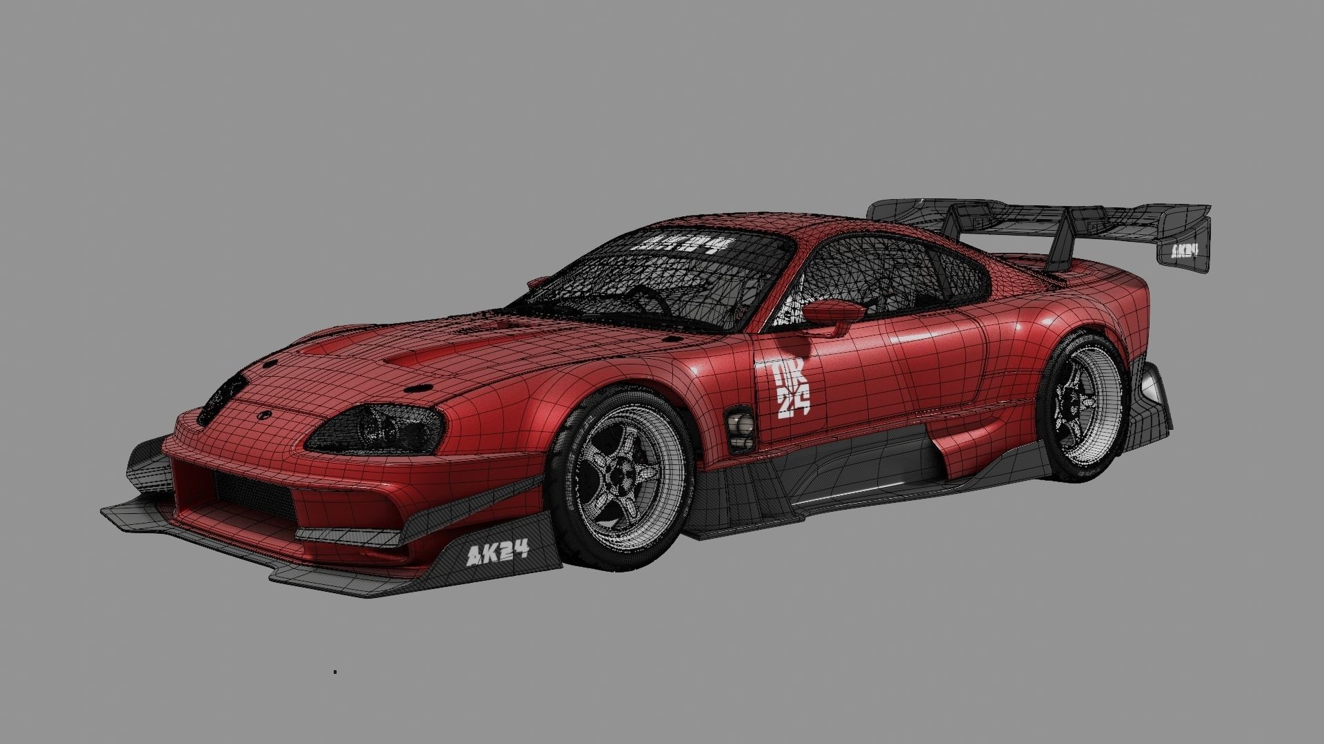 Toyota Supra Mk IV Extreme Modification 3D model_14