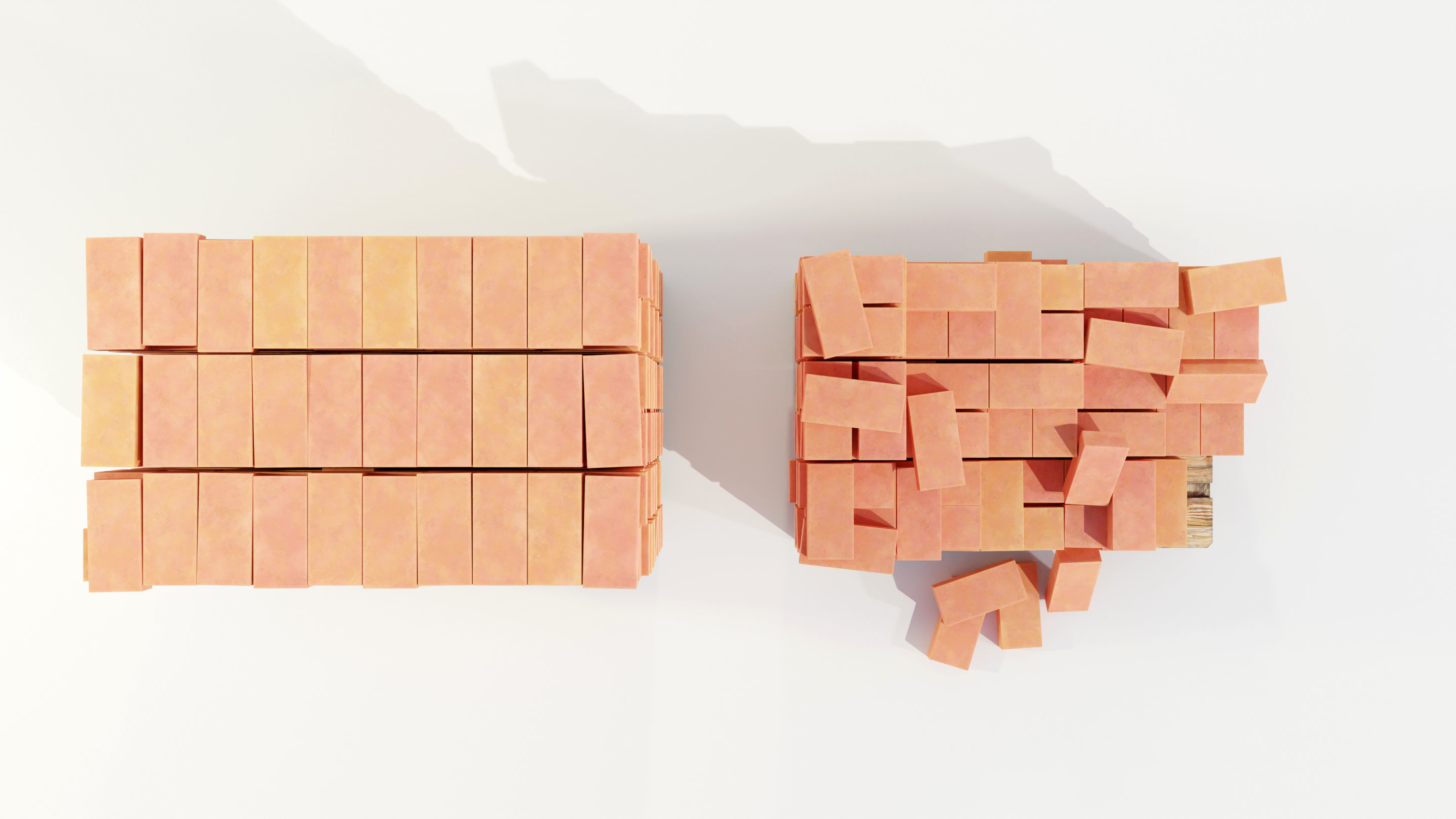 Pallet with Bricks 3D model_10