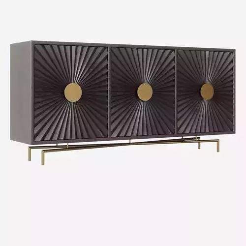 Retro Black 3D model Retro Black 3D model