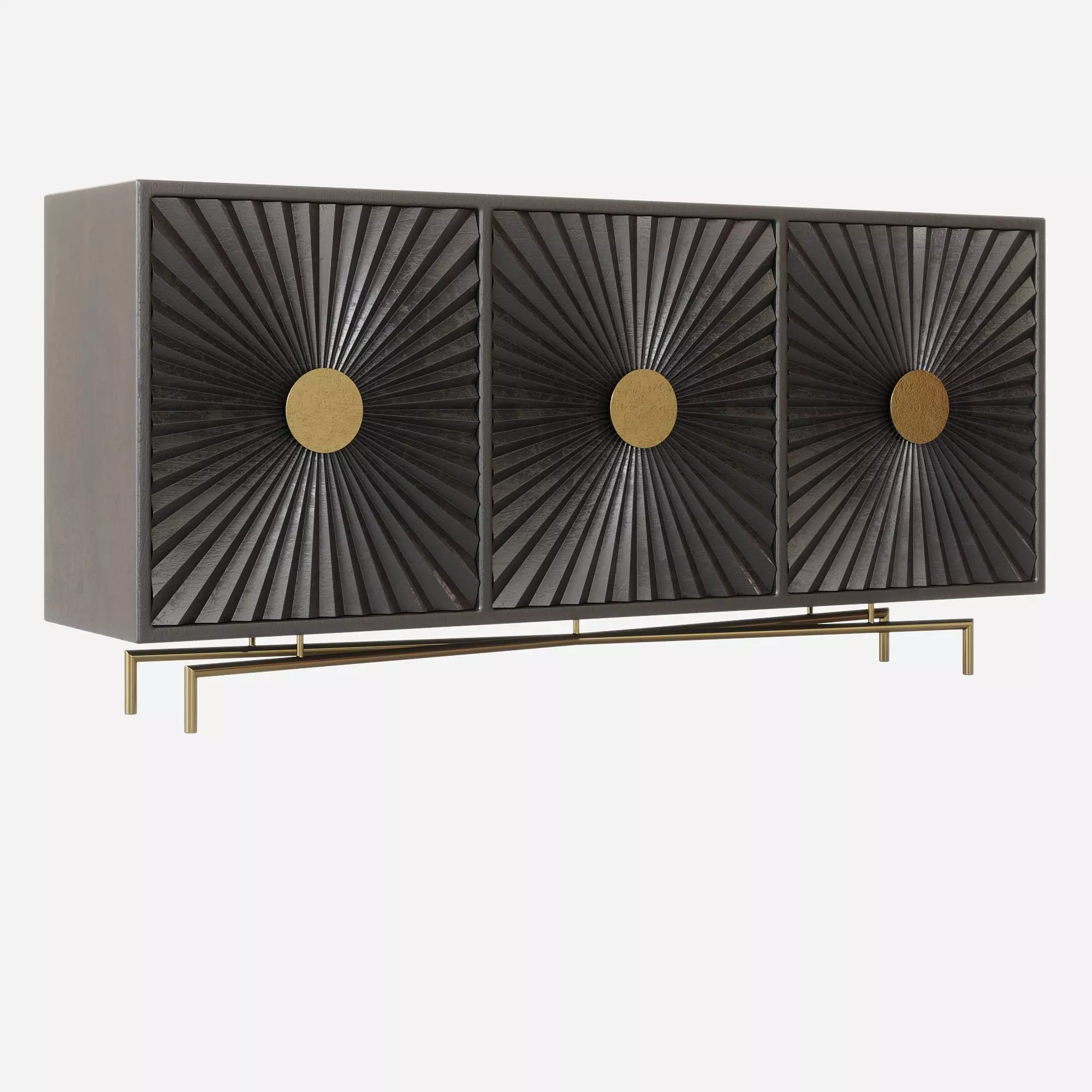 Retro Black 3D model_0