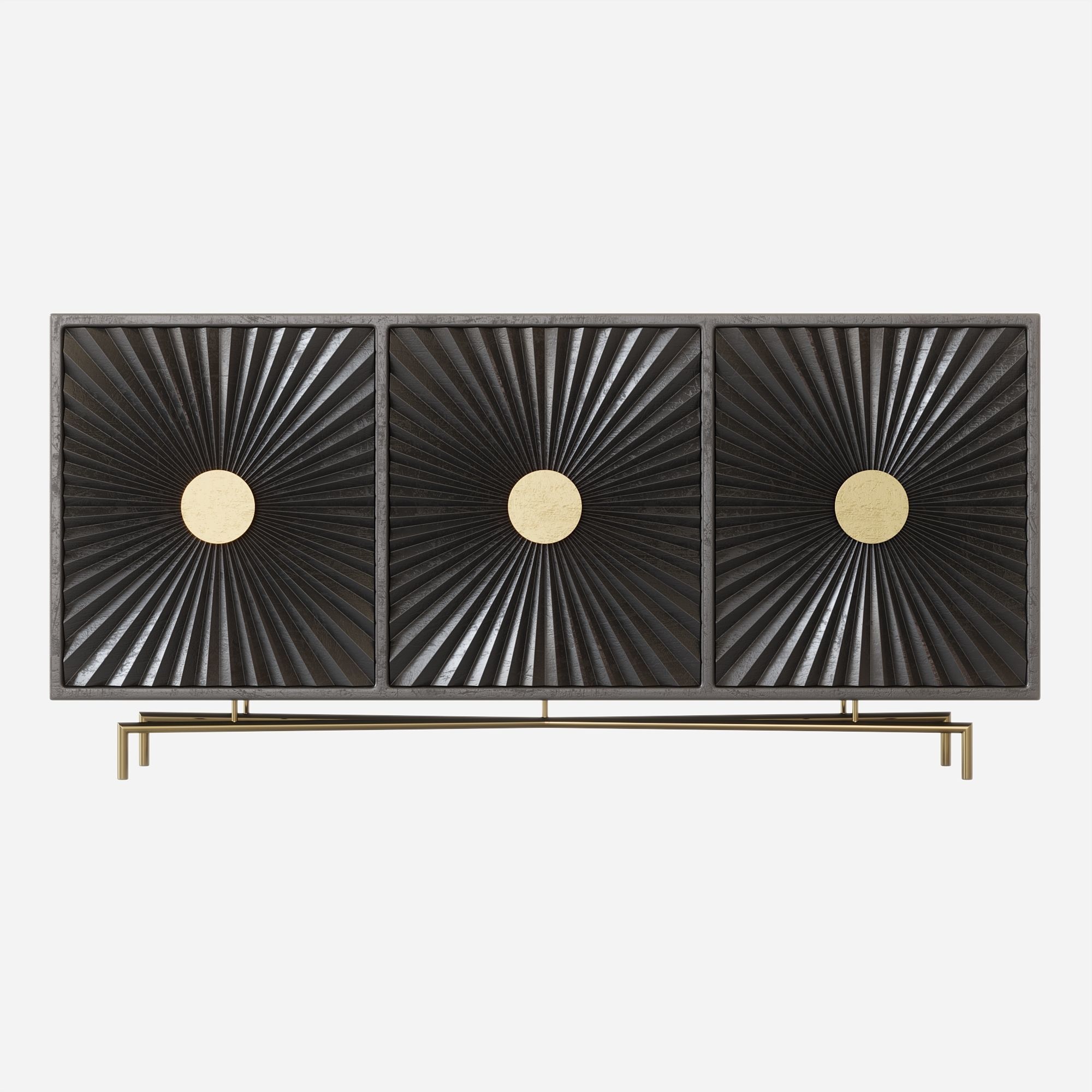 Retro Black 3D model_1