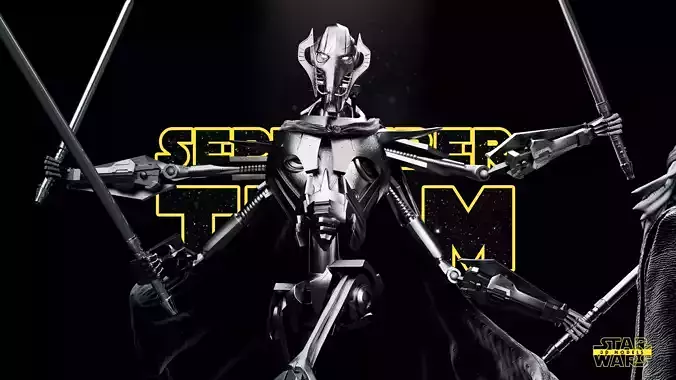 General Grievous Sculpture - Tested and Ready for 3D printing