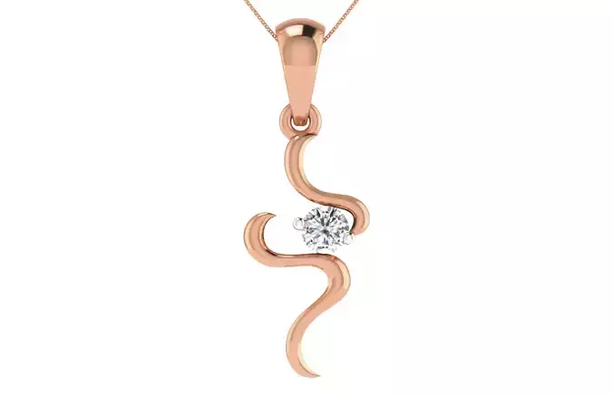 Women light weight pendant 3dm stl render detail 3D print model