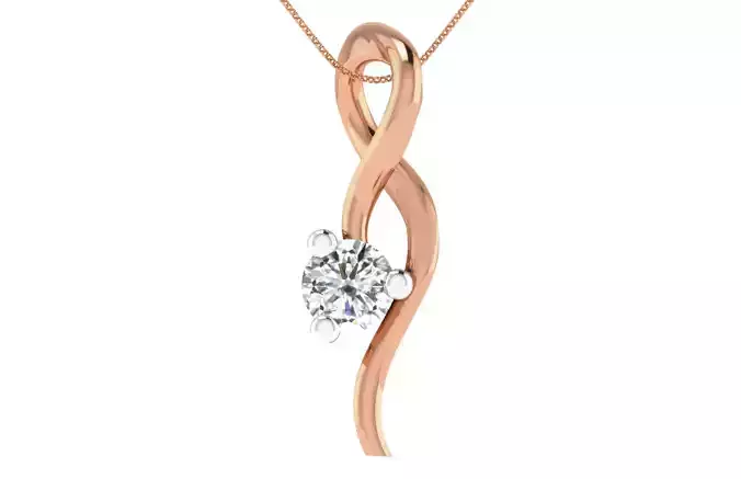 Women light weight pendant 3dm stl render detail