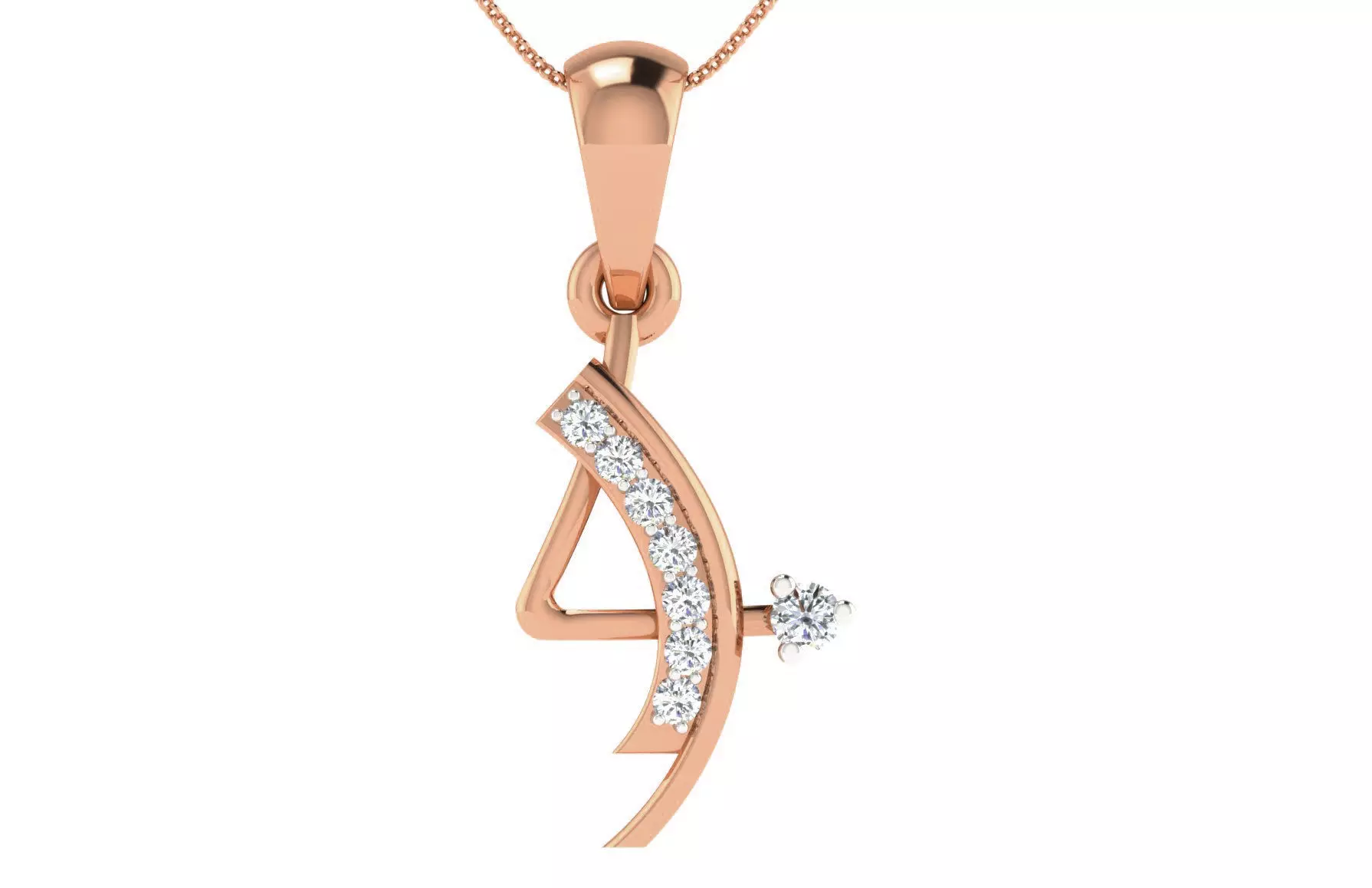 Women light weight pendant 3dm stl render detail 3D print model