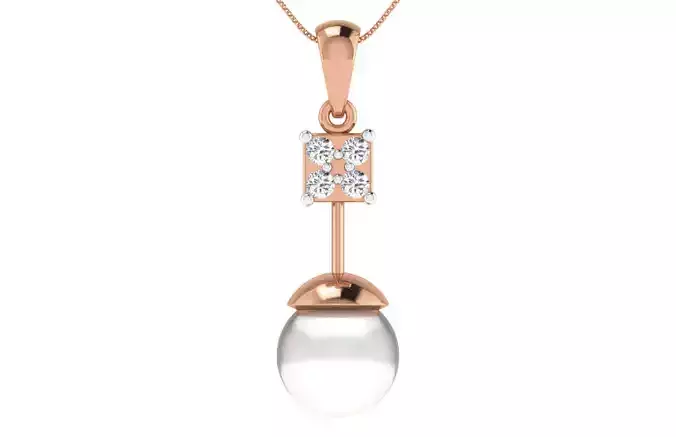 Women light weight pendant 3dm stl render detail