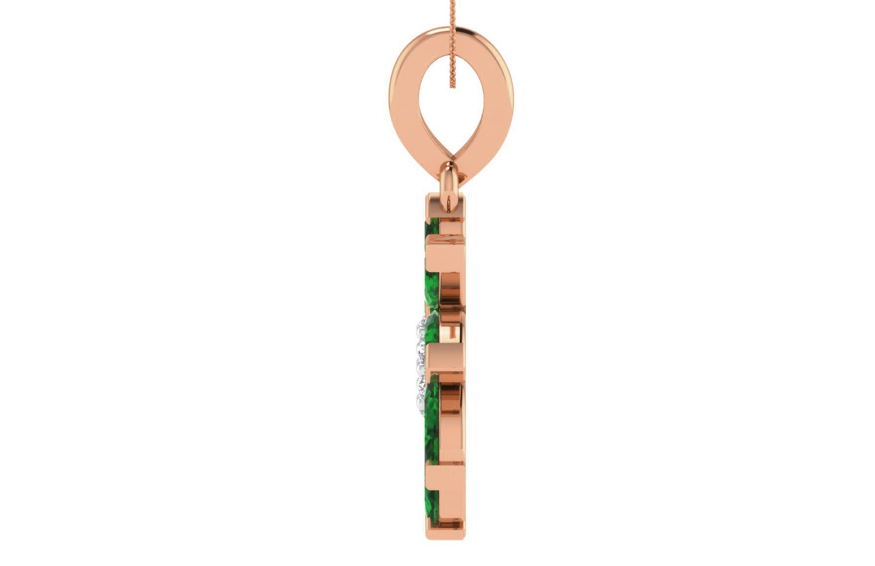 Women light weight pendant 3dm stl render detail 3D print model_2