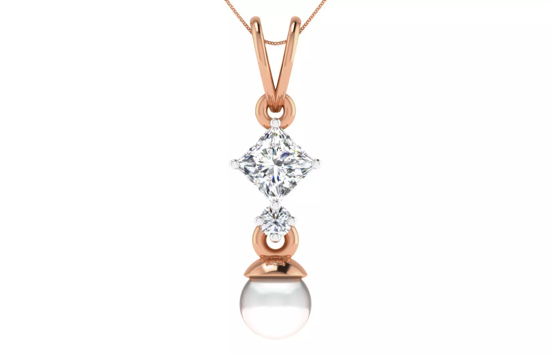 Women light weight pendant 3dm stl render detail 3D print model_0