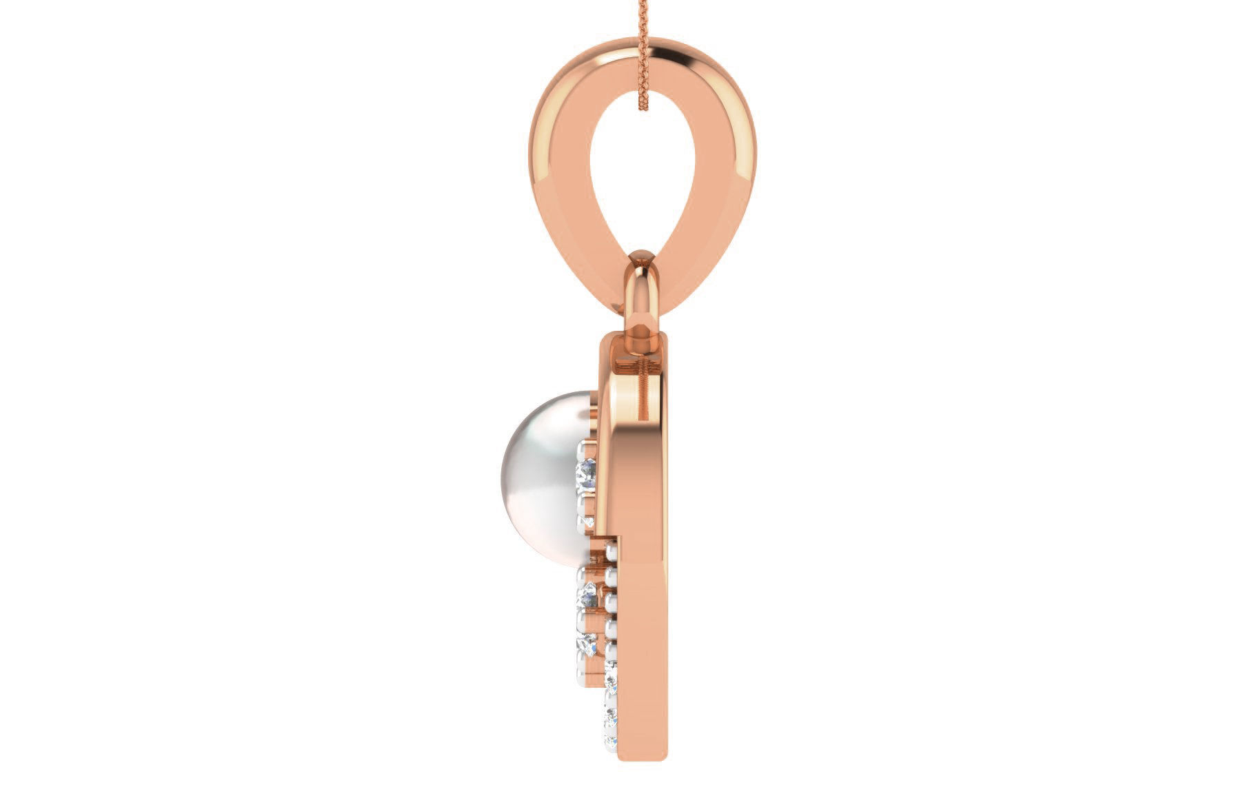 Women light weight pendant 3dm stl render detail 3D print model_2