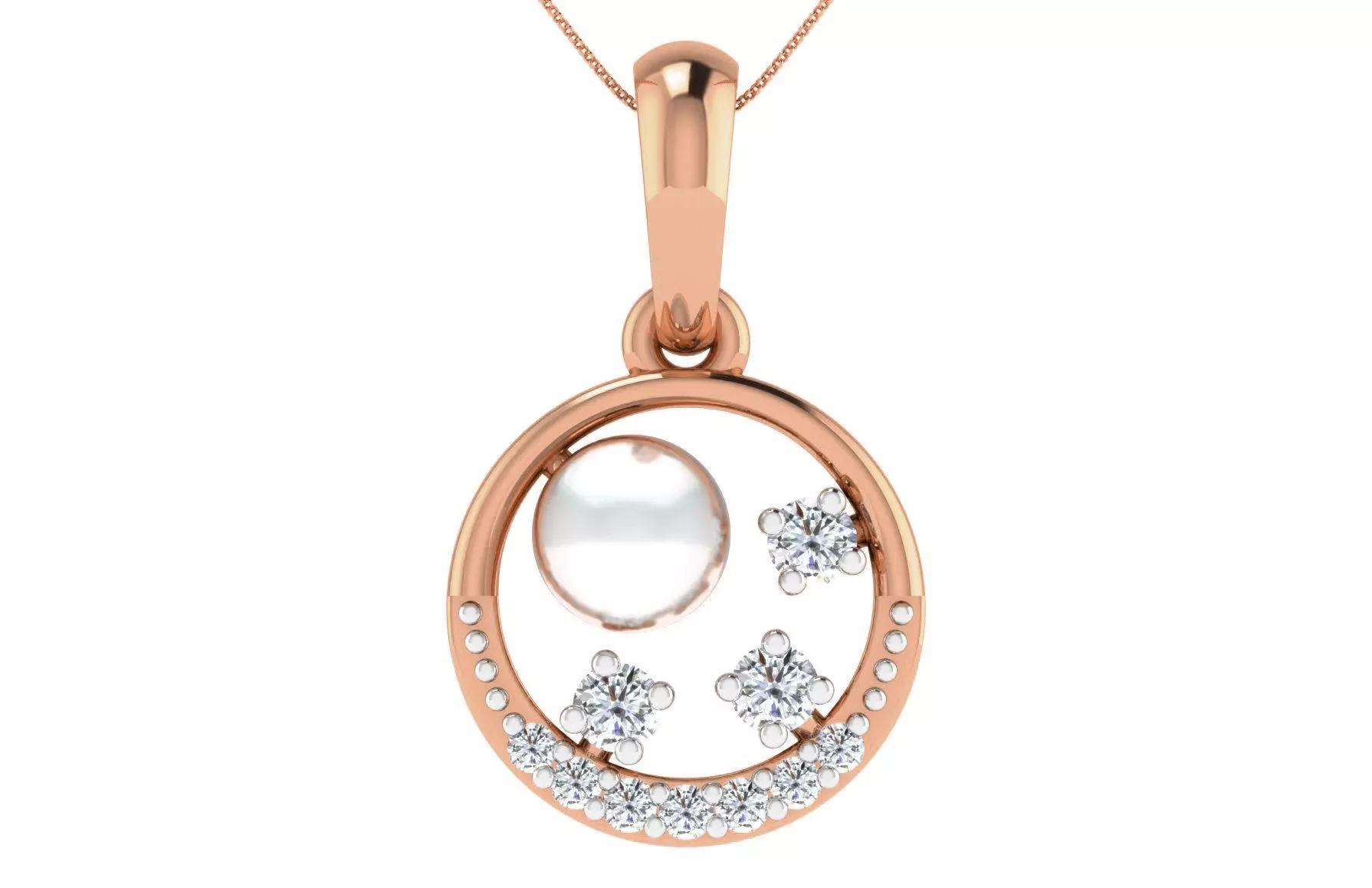 Women light weight pendant 3dm stl render detail 3D print model_0