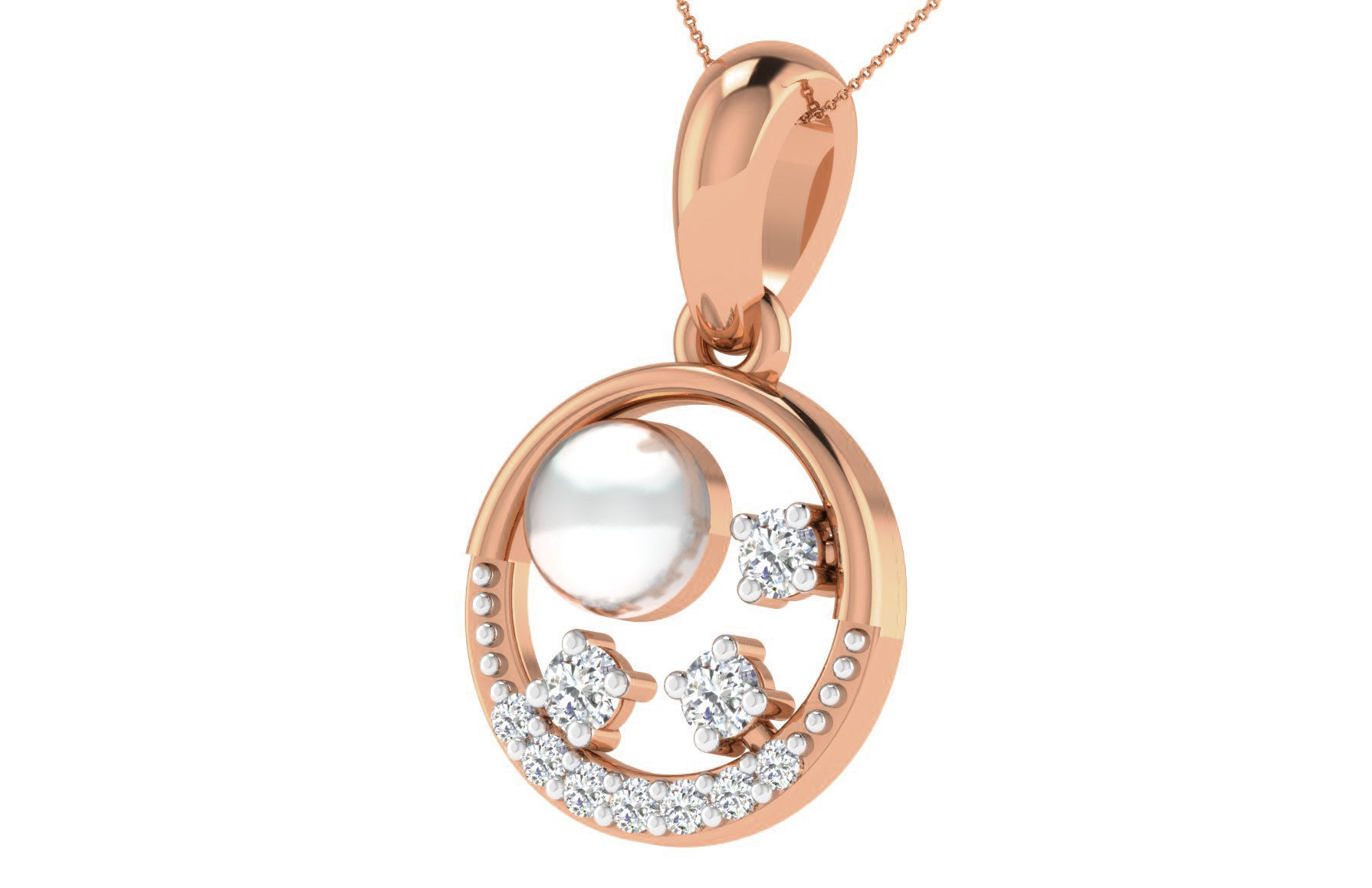 Women light weight pendant 3dm stl render detail 3D print model_1