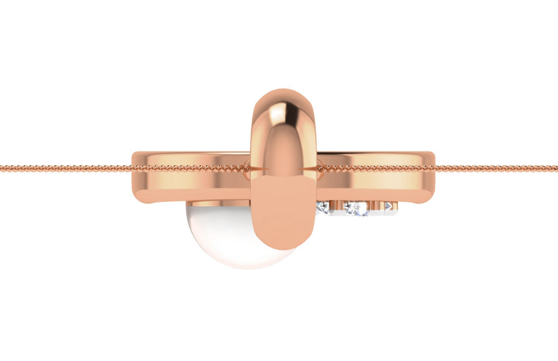 Women light weight pendant 3dm stl render detail 3D print model_3