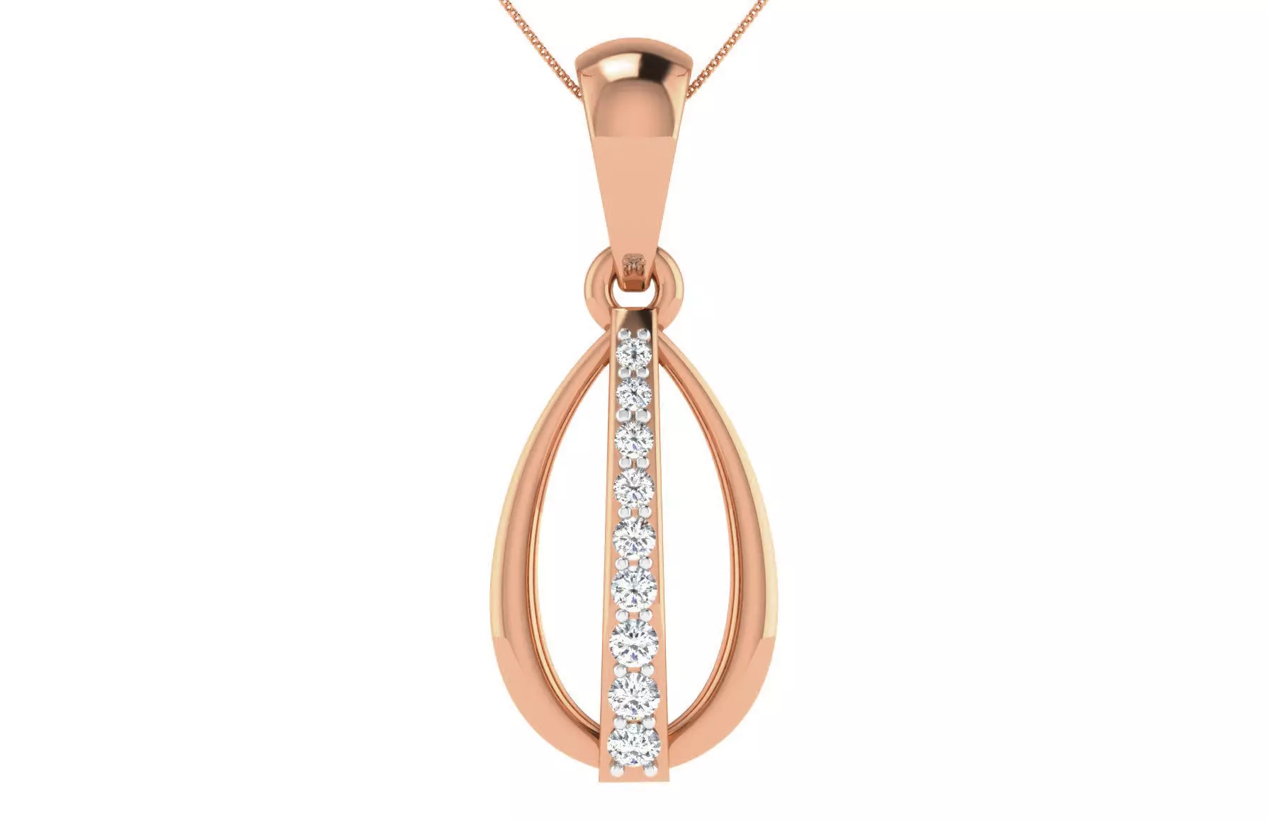 Women light weight pendant 3dm stl render detail 3D print model_0