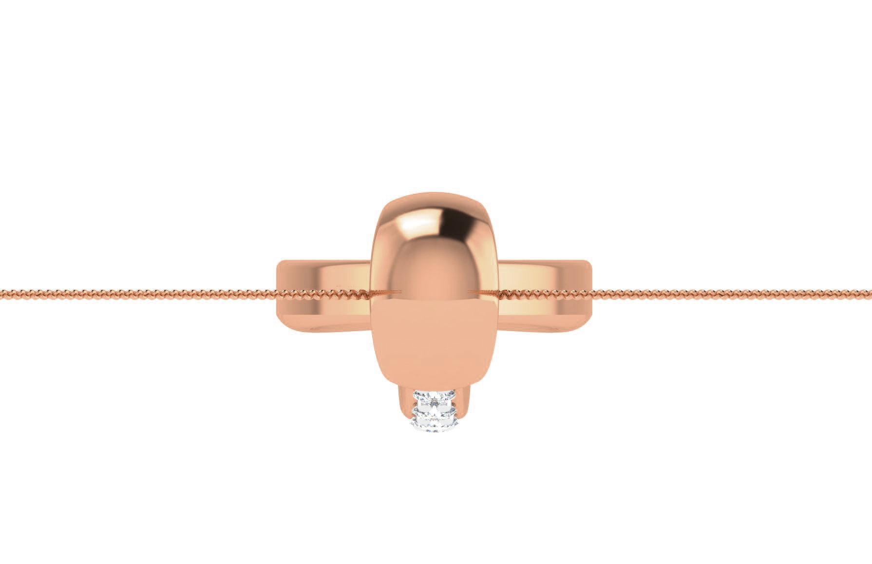 Women light weight pendant 3dm stl render detail 3D print model_4