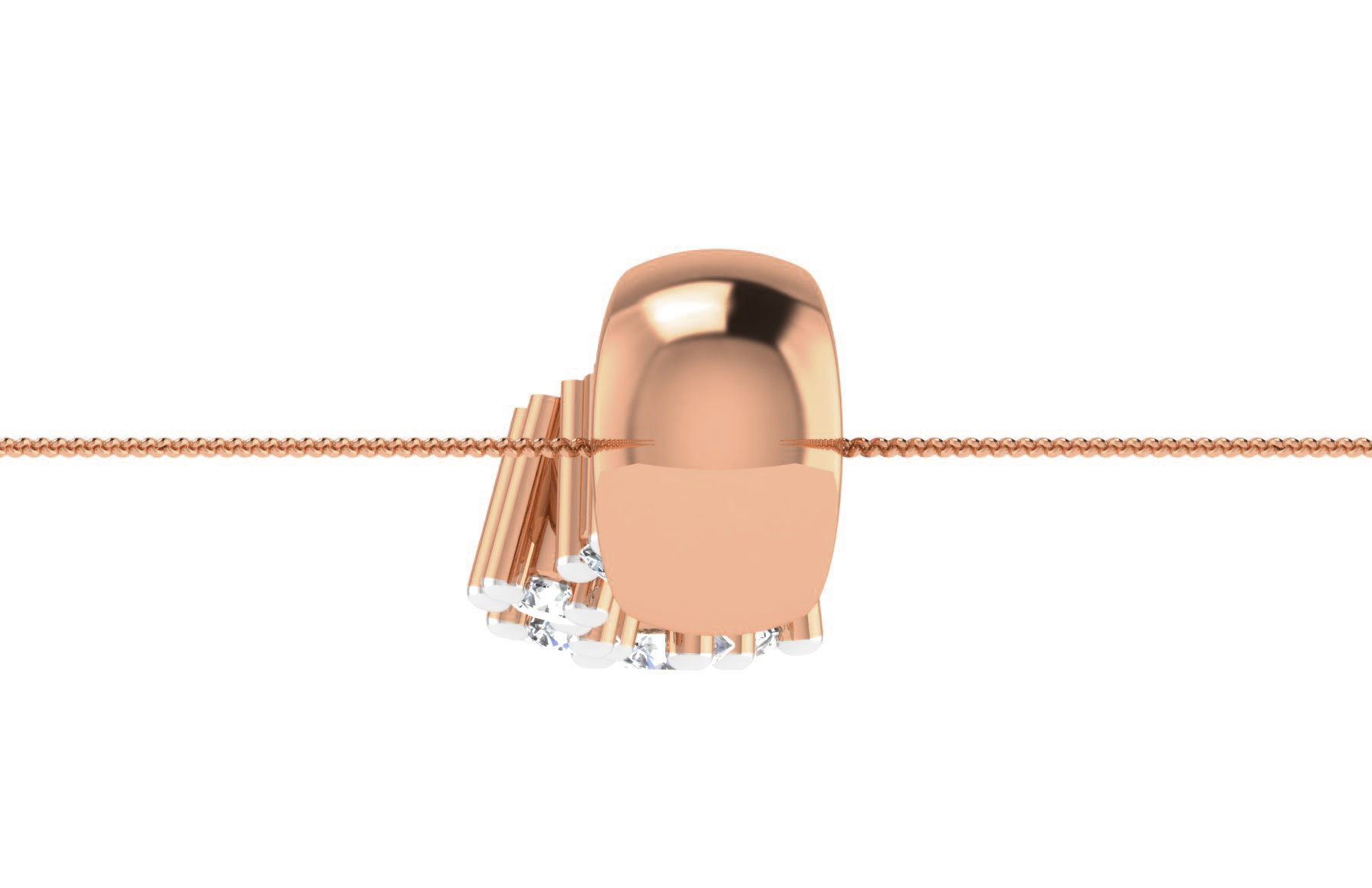 Women light weight pendant 3dm stl render detail 3D print model_3