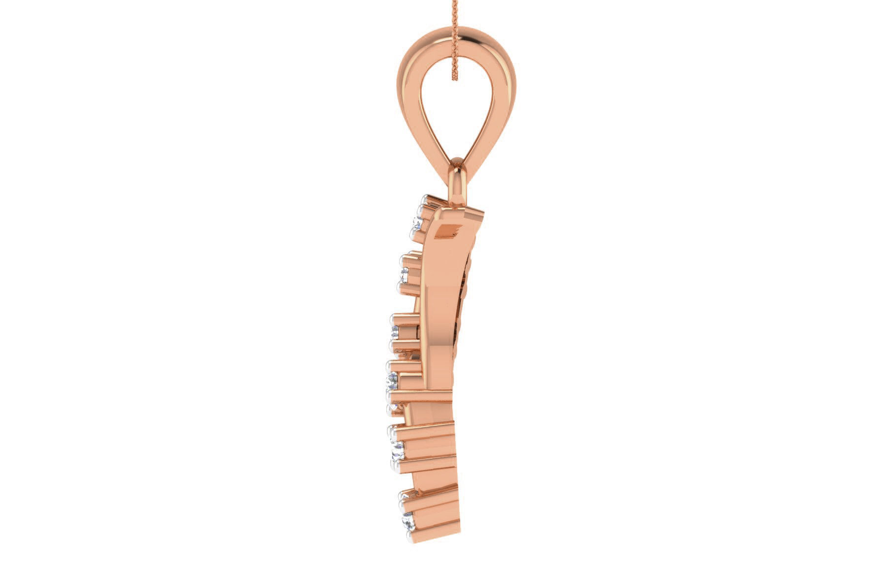 Women light weight pendant 3dm stl render detail 3D print model_2
