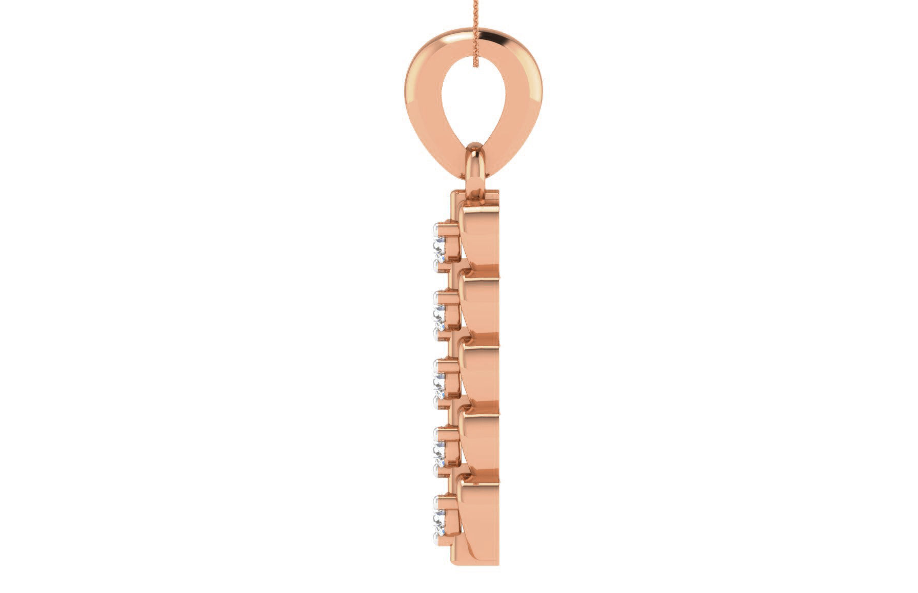 Women light weight pendant 3dm stl render detail 3D print model_2