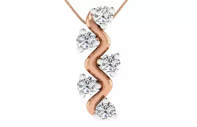 Women light weight pendant 3dm stl render detail 3D print model