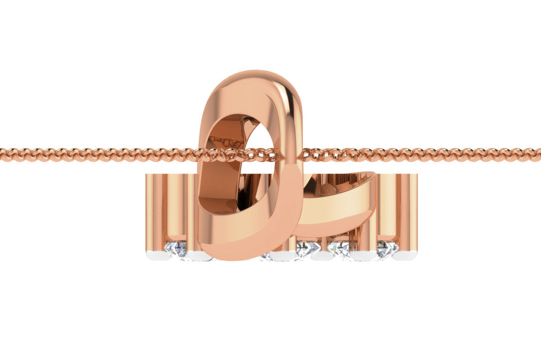 Women light weight pendant 3dm stl render detail 3D print model_4