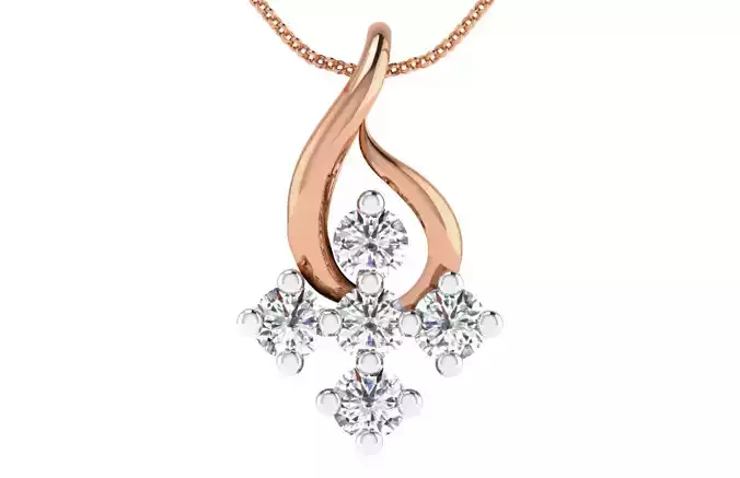 Women light weight pendant 3dm stl render detail 3D print model