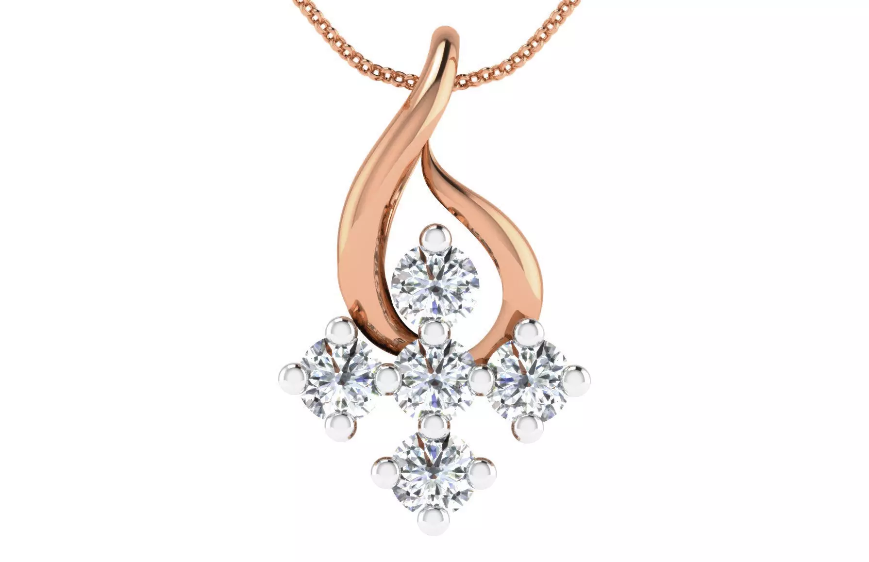 Women light weight pendant 3dm stl render detail 3D print model_0