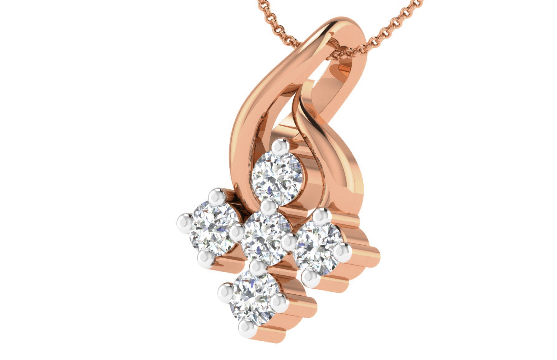 Women light weight pendant 3dm stl render detail 3D print model_1