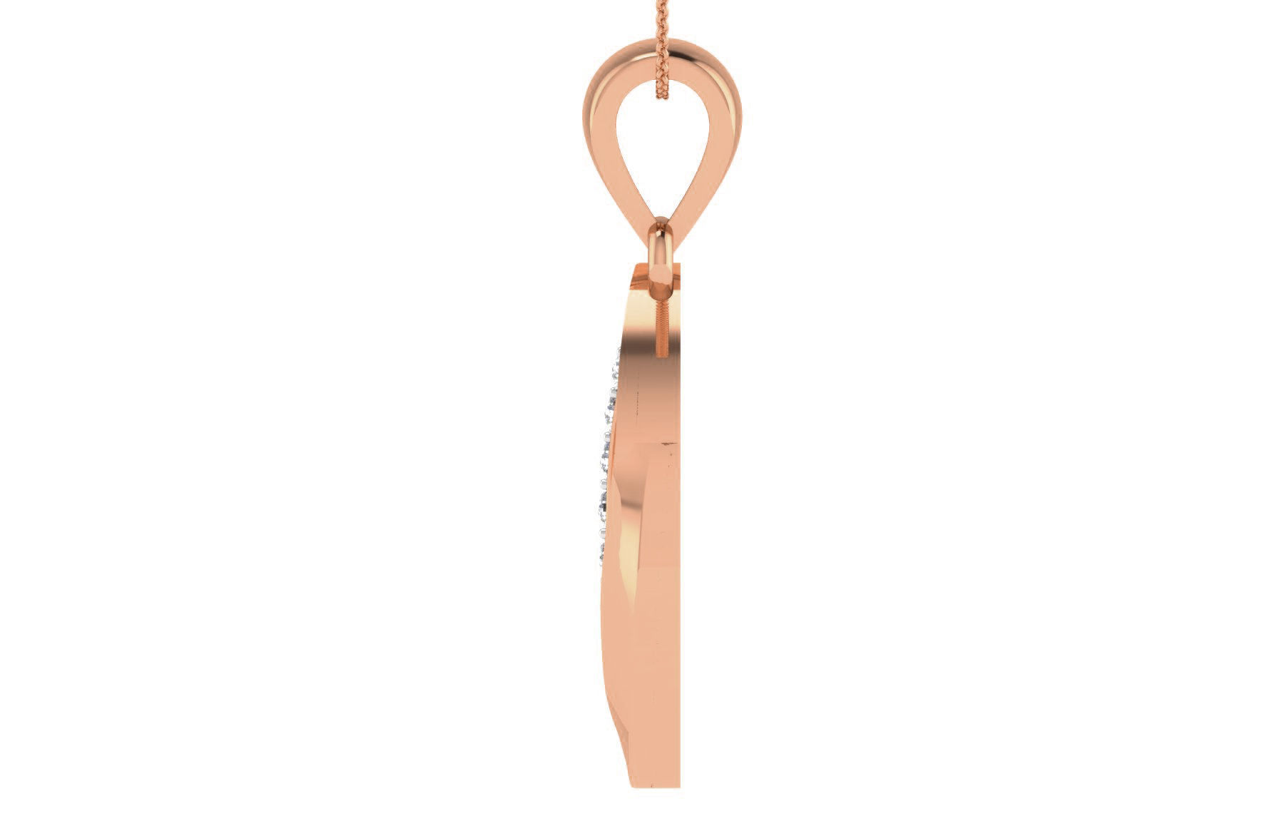 Women light weight pendant 3dm stl render detail 3D print model_3