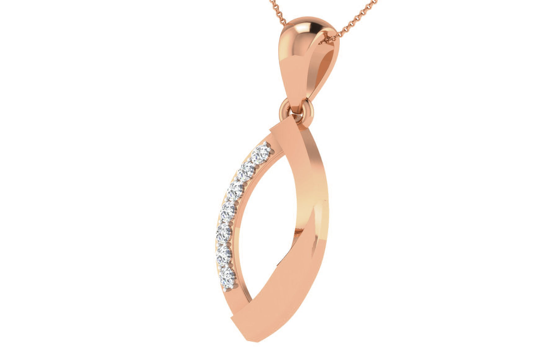 Women light weight pendant 3dm stl render detail 3D print model_2