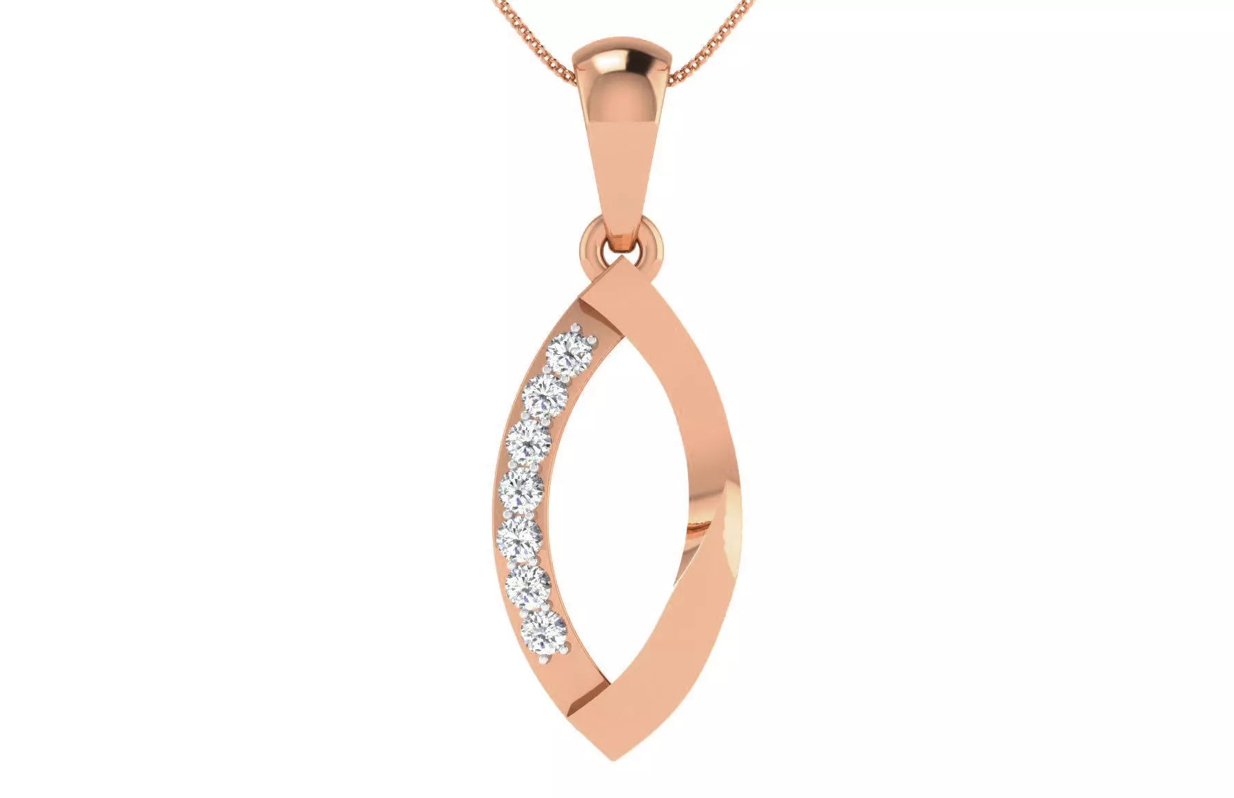 Women light weight pendant 3dm stl render detail 3D print model_0