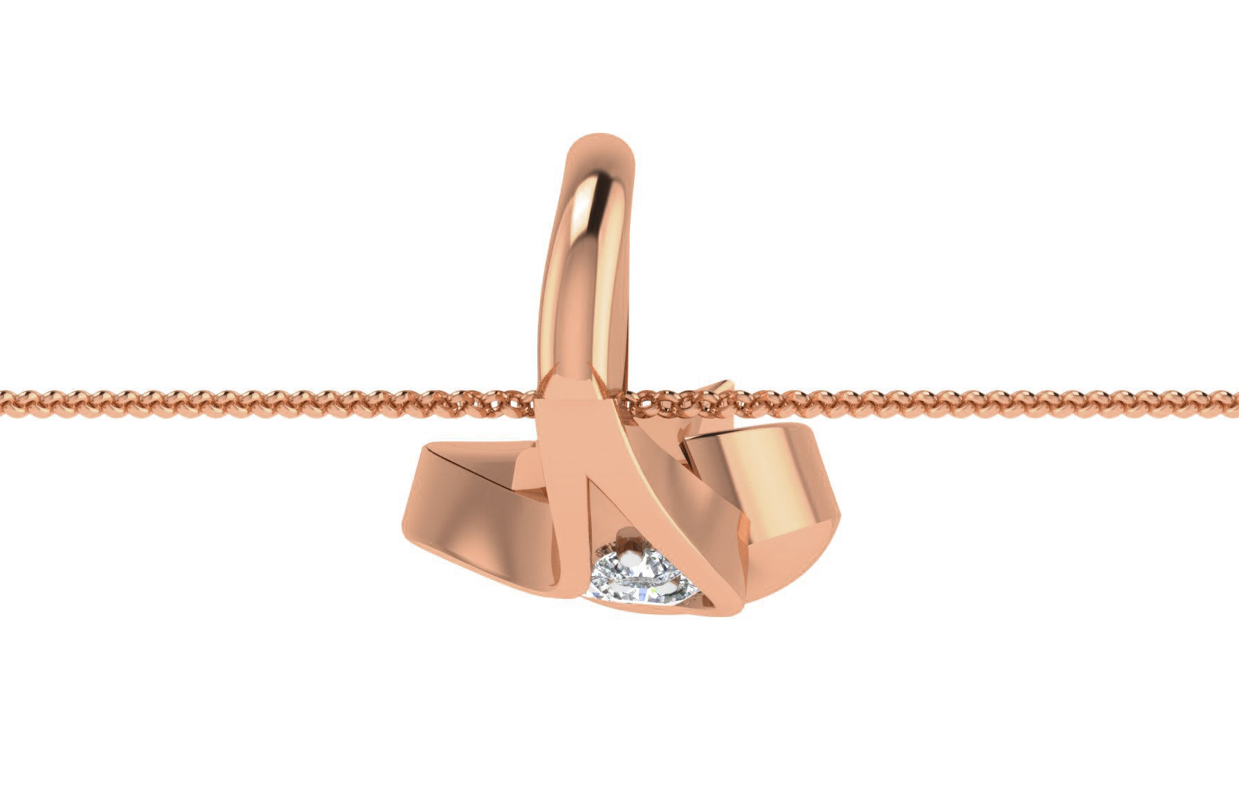 Women light weight pendant 3dm stl render detail 3D print model_4