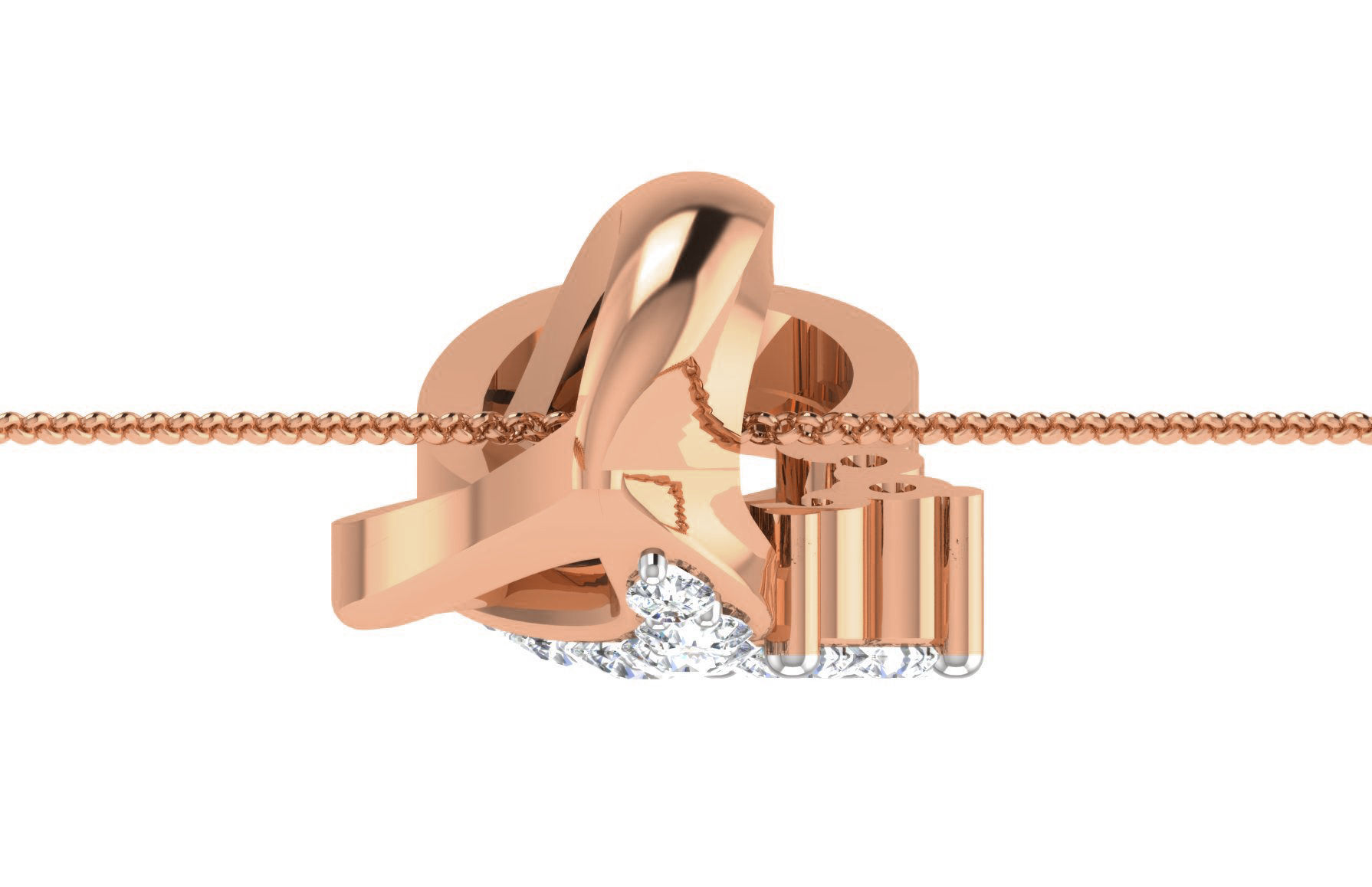 Women light weight pendant 3dm stl render detail 3D print model_4