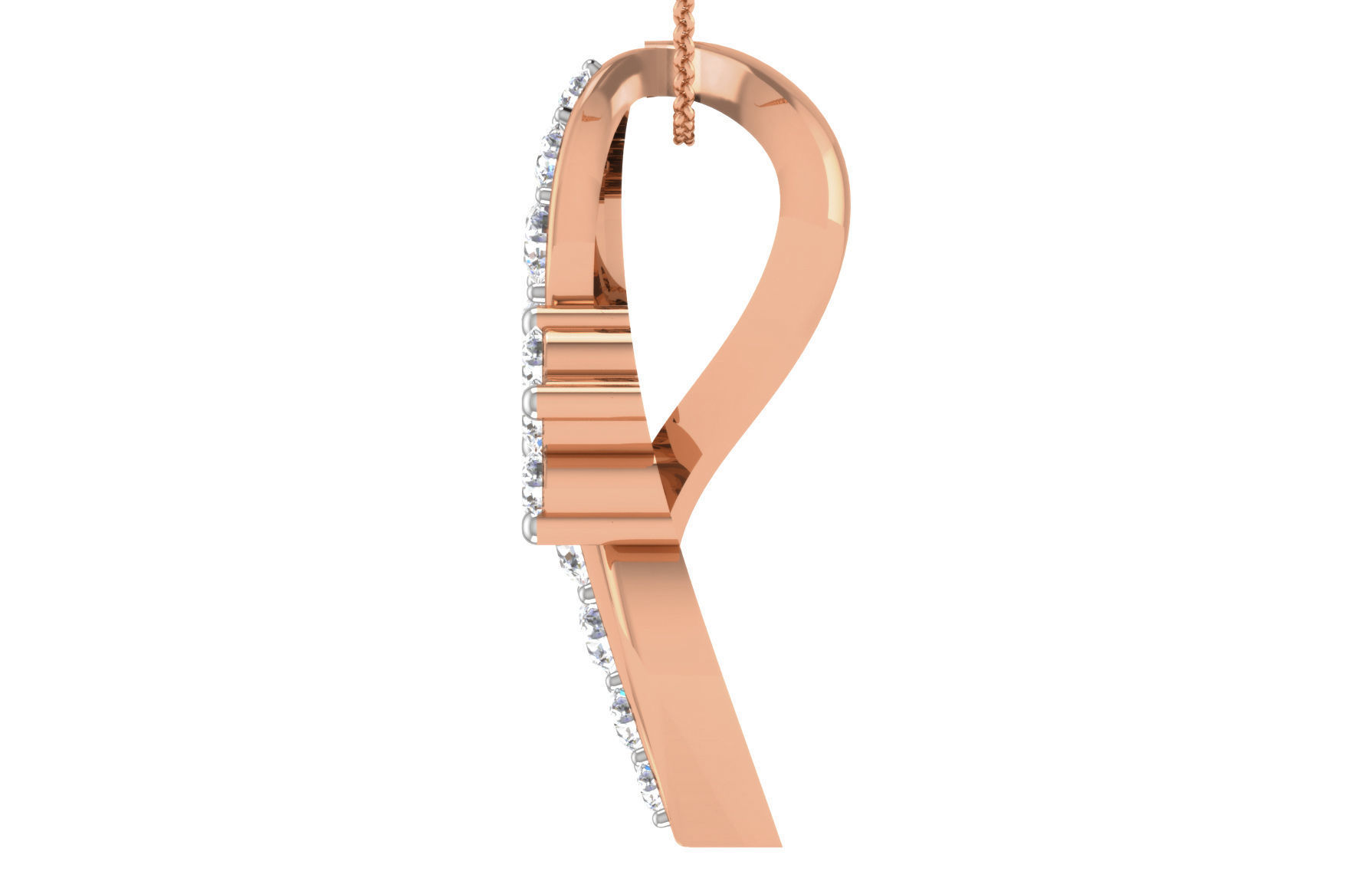 Women light weight pendant 3dm stl render detail 3D print model_2