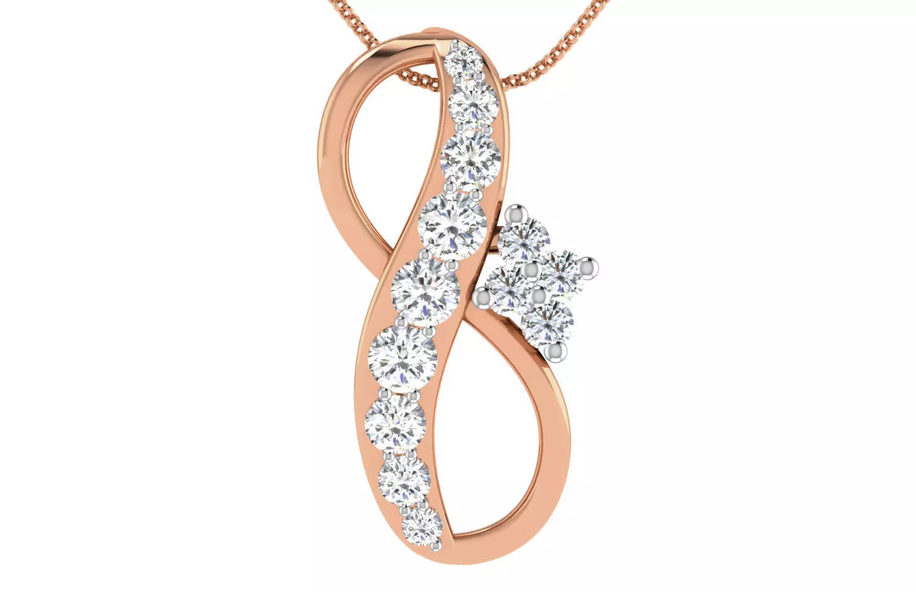 Women light weight pendant 3dm stl render detail 3D print model_0