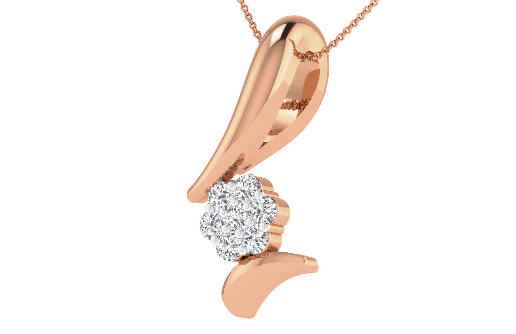 Women light weight pendant 3dm stl render detail 3D print model_1