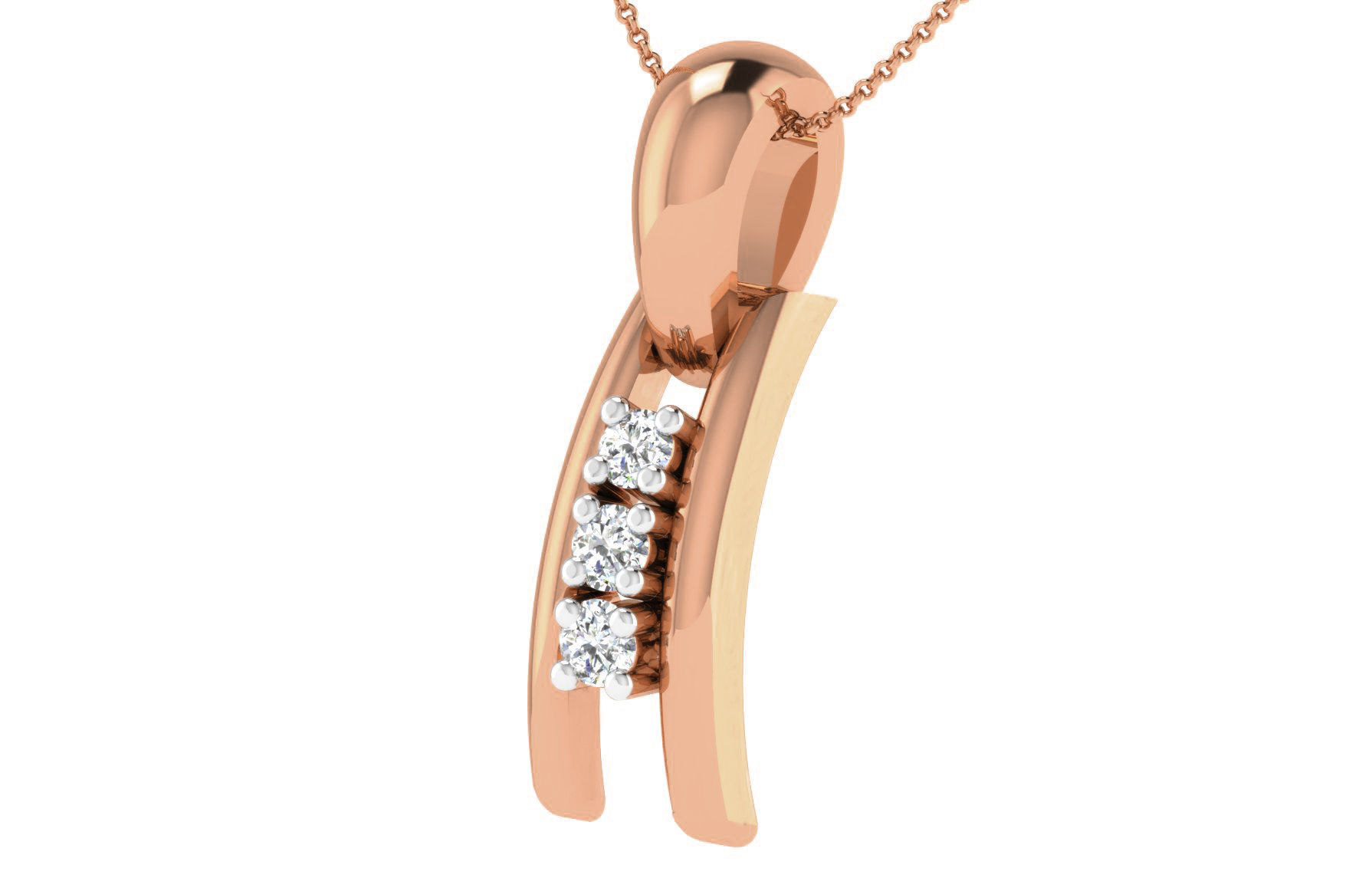 Women light weight pendant 3dm stl render detail 3D print model_2