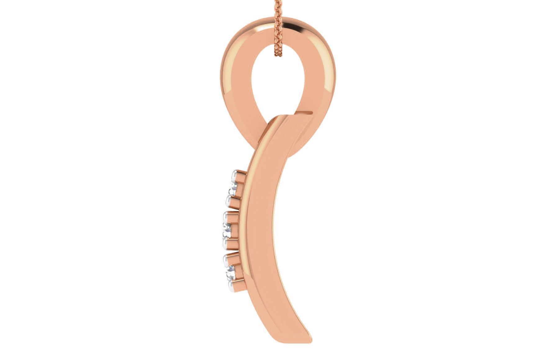 Women light weight pendant 3dm stl render detail 3D print model_3