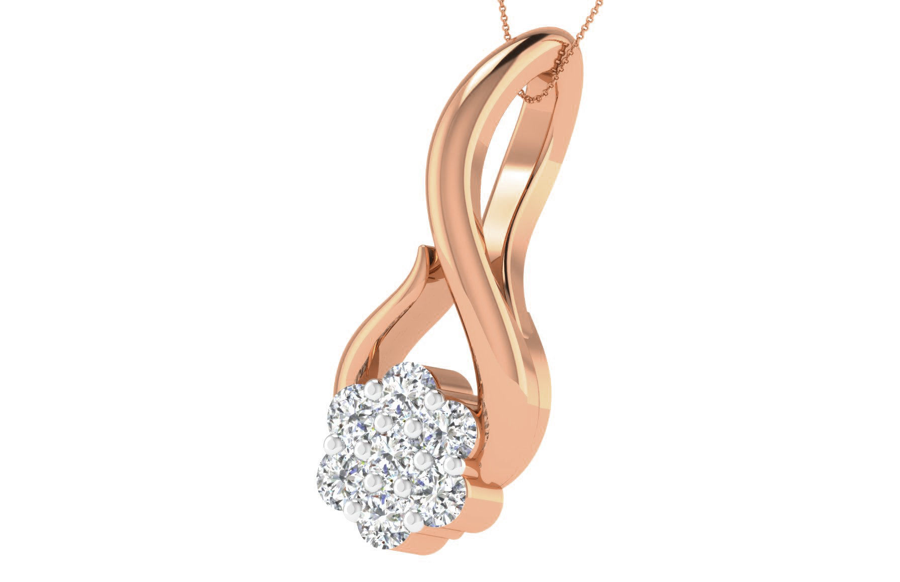 Women light weight pendant 3dm stl render detail 3D print model_1