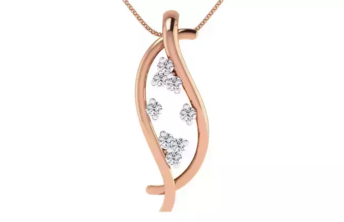 Women light weight pendant 3dm stl render detail 3D print model