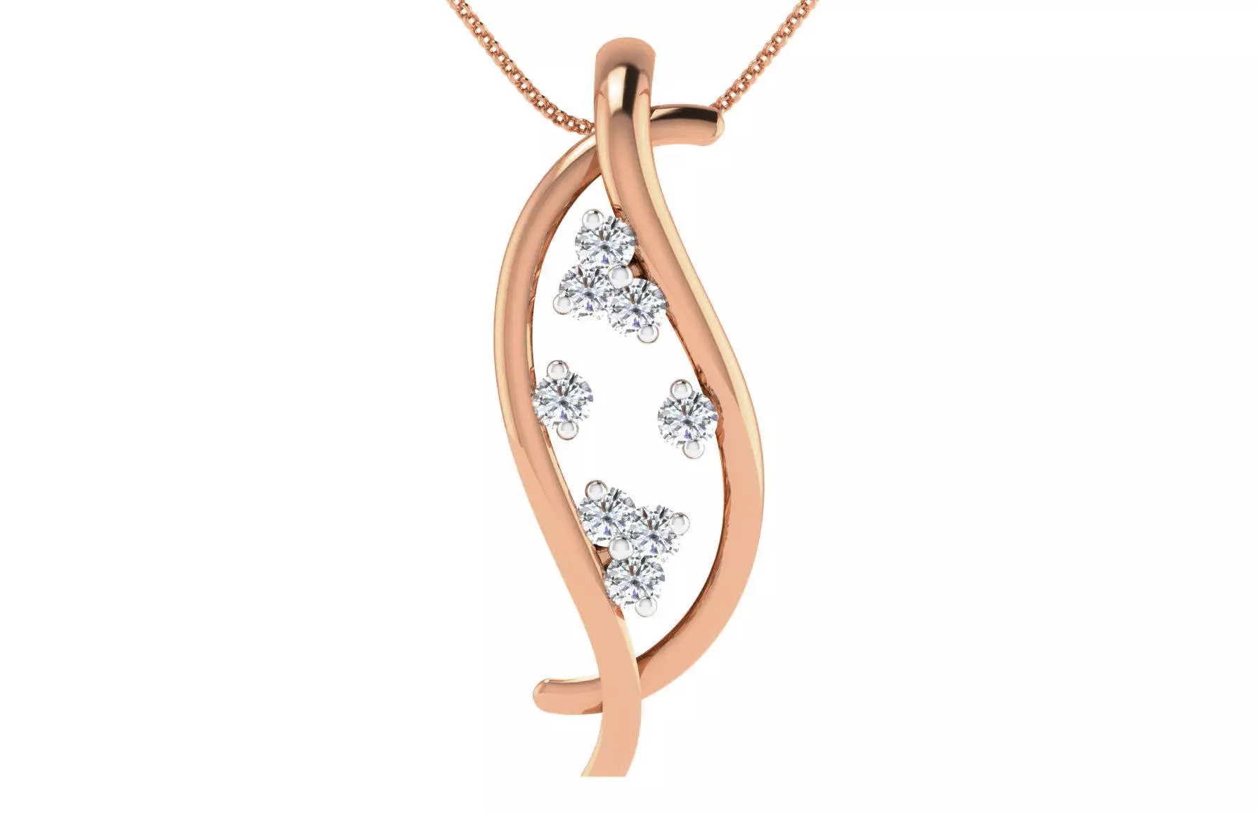 Women light weight pendant 3dm stl render detail 3D print model_0