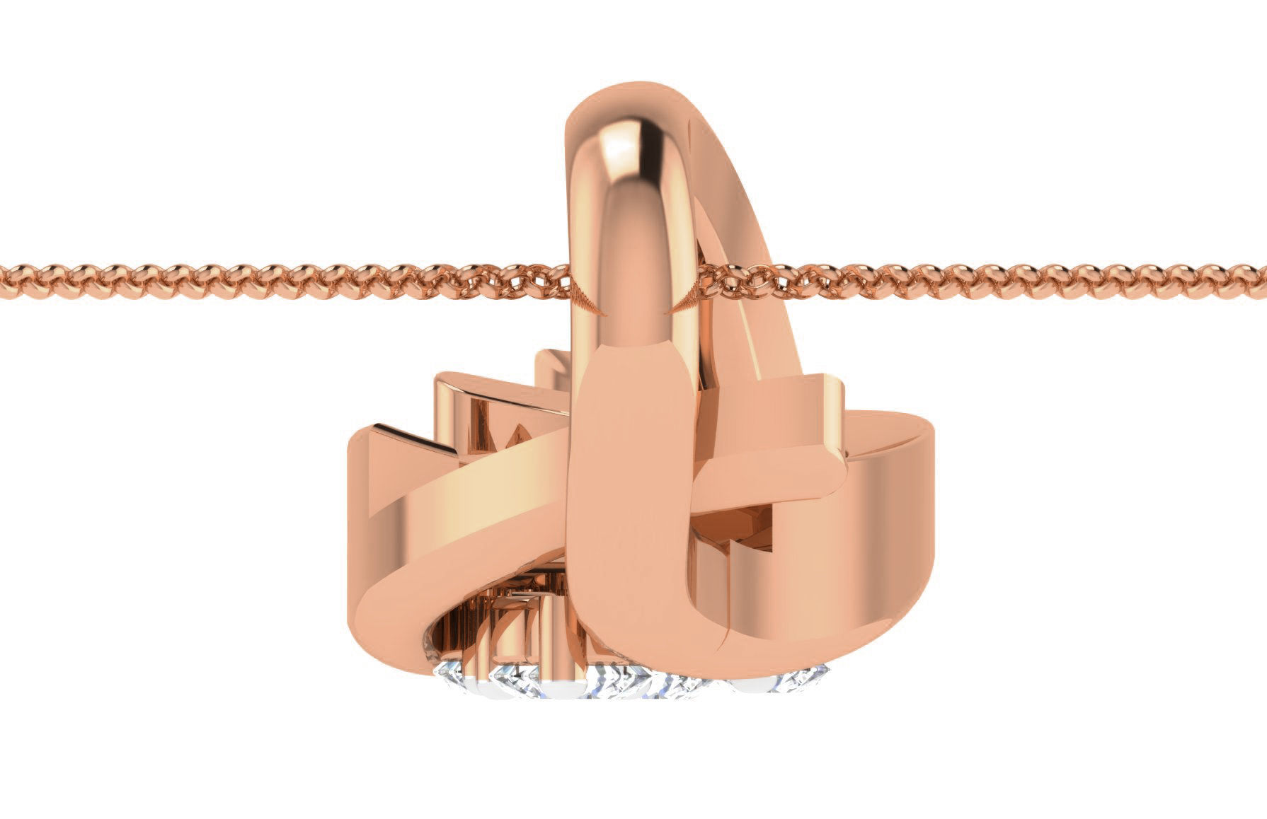 Women light weight pendant 3dm stl render detail 3D print model_4