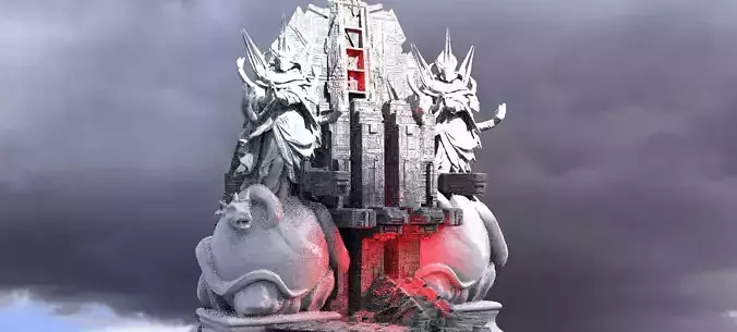 Alien Inquisitor Grand Ship City Kit bash 3