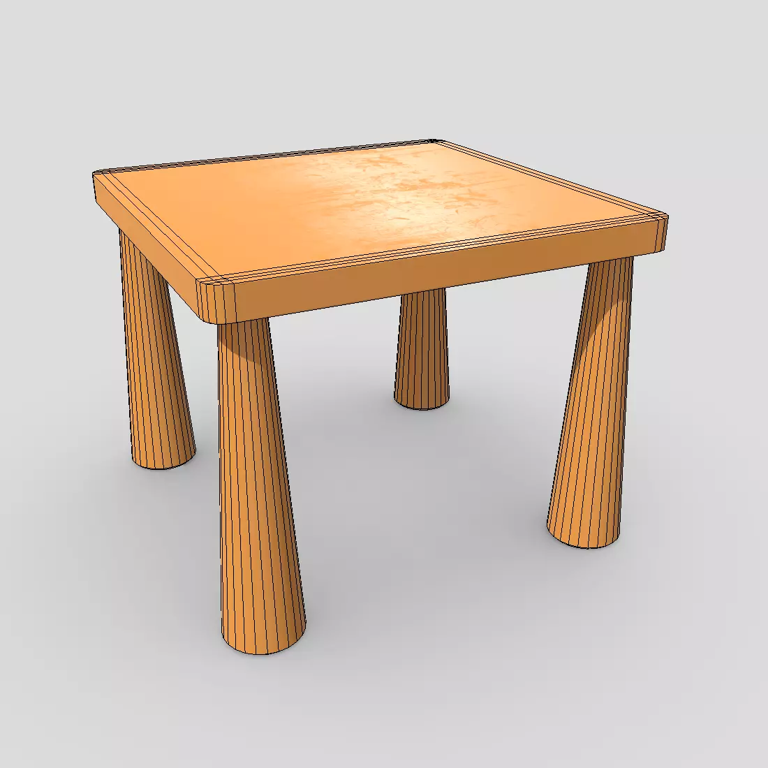CC0 - Table 6 Free low-poly 3D model