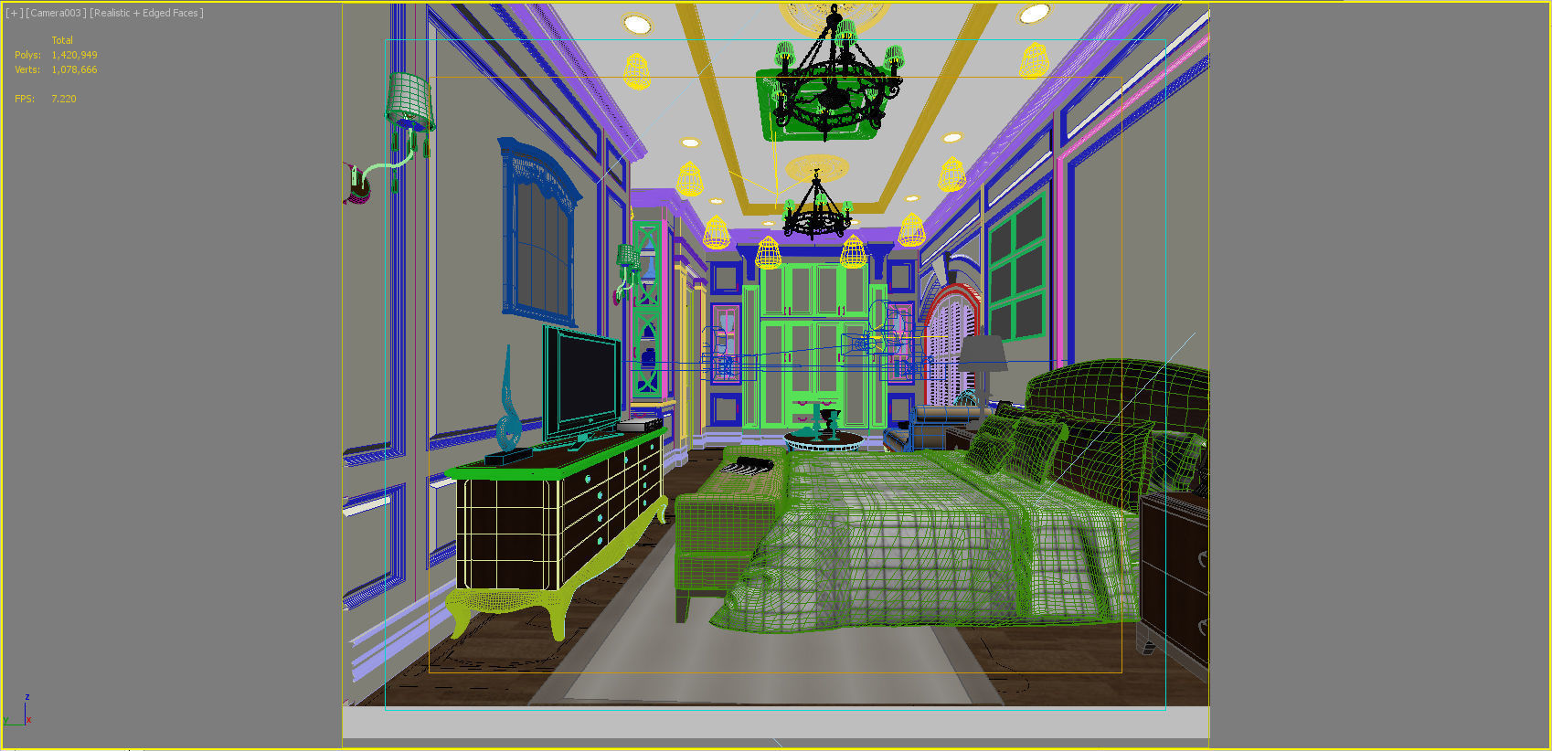 bedroom 15 3D model_5