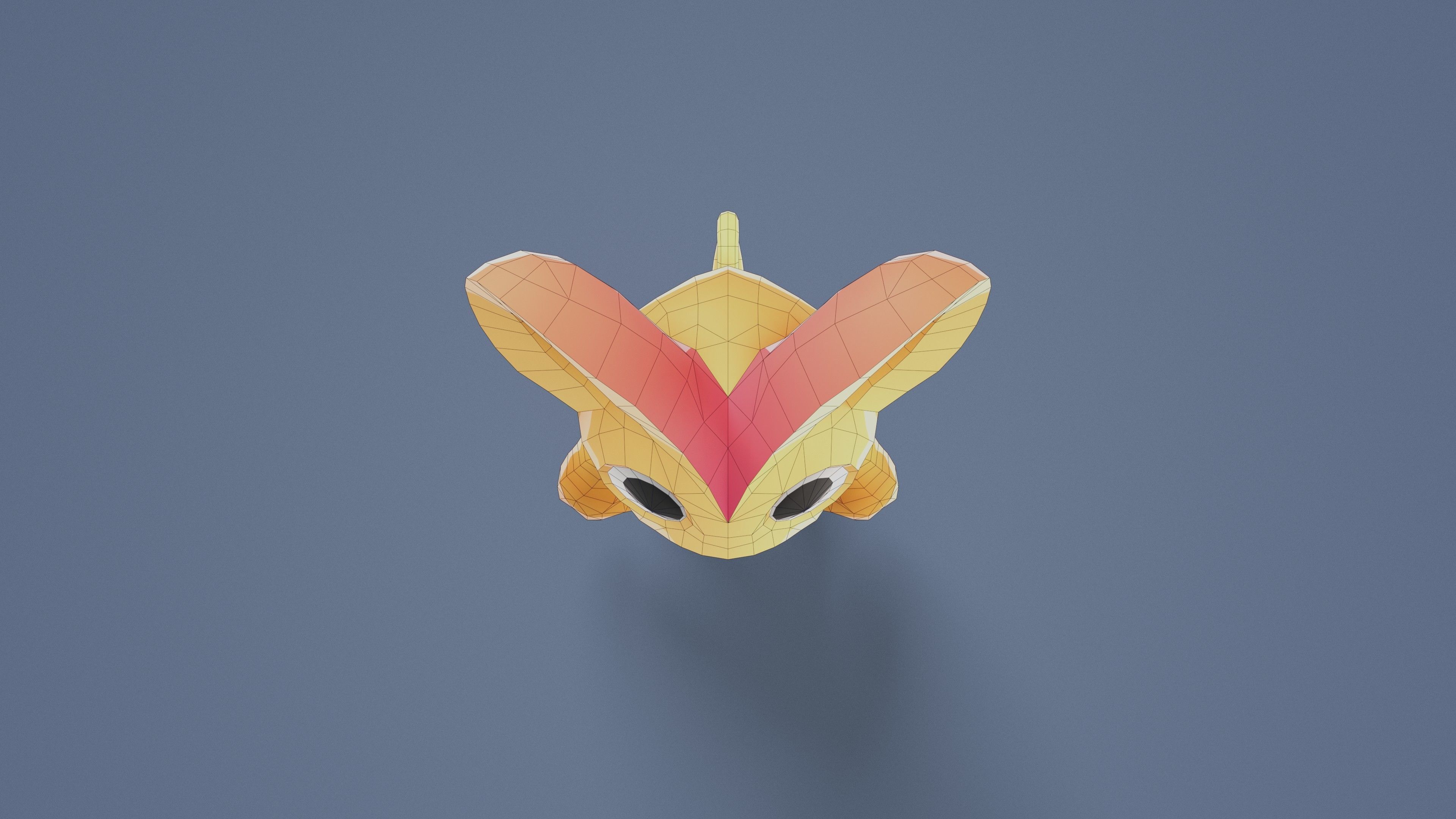 Cartoon Characters - Small Lynx Warrior Low-poly 3D model_23