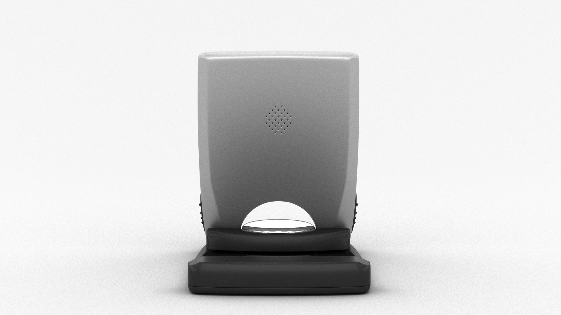 Portable Digital Alarm Clock Radio 3D model_7