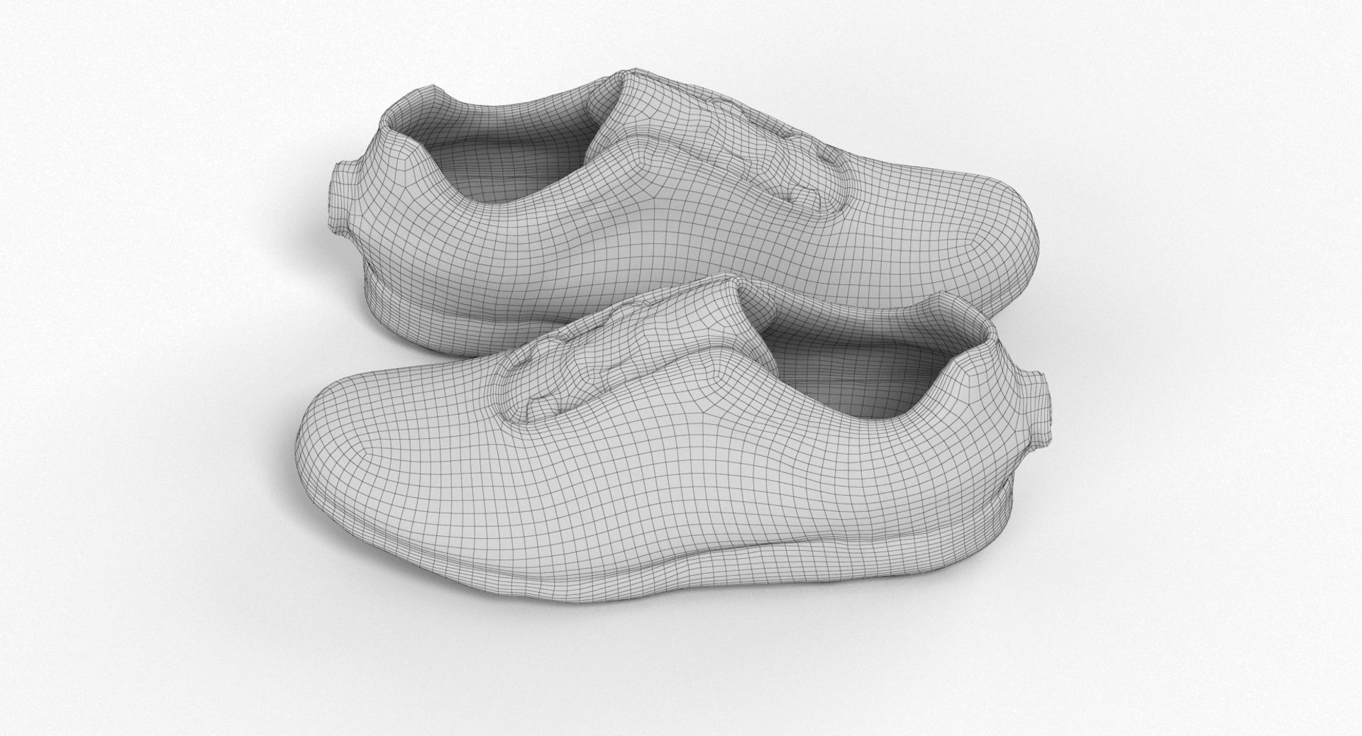 Slip-on Running Shoes 3D model_4