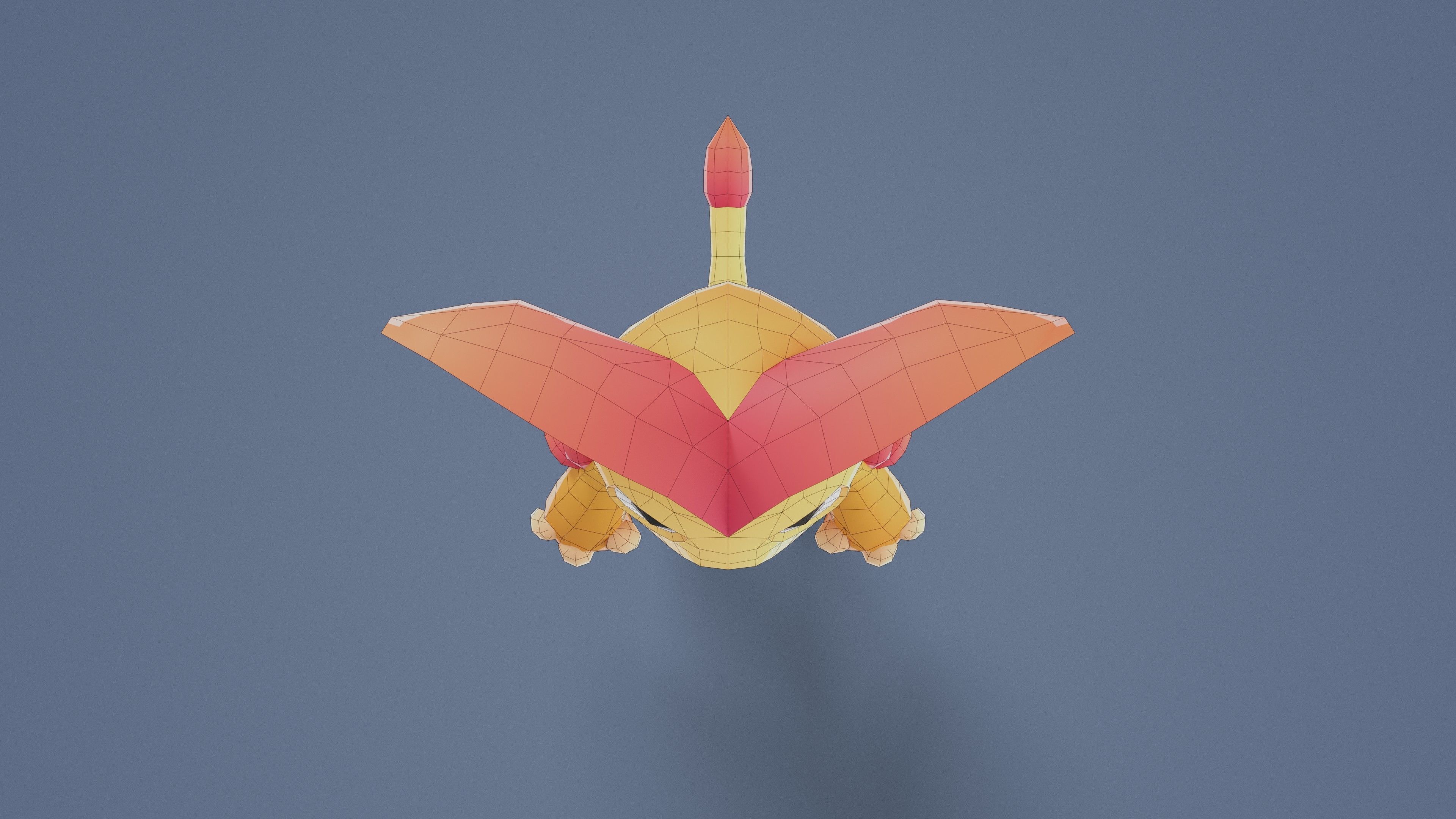 Cartoon Characters - Medium Lynx Warrior Low-poly 3D model_23