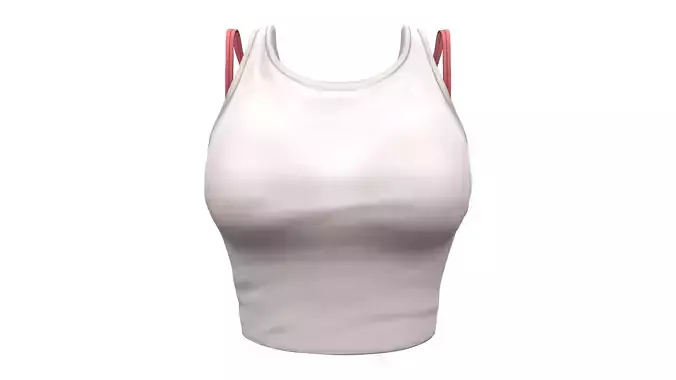 See-Thru Holiday Tank Top With Bra Under Effect Straps